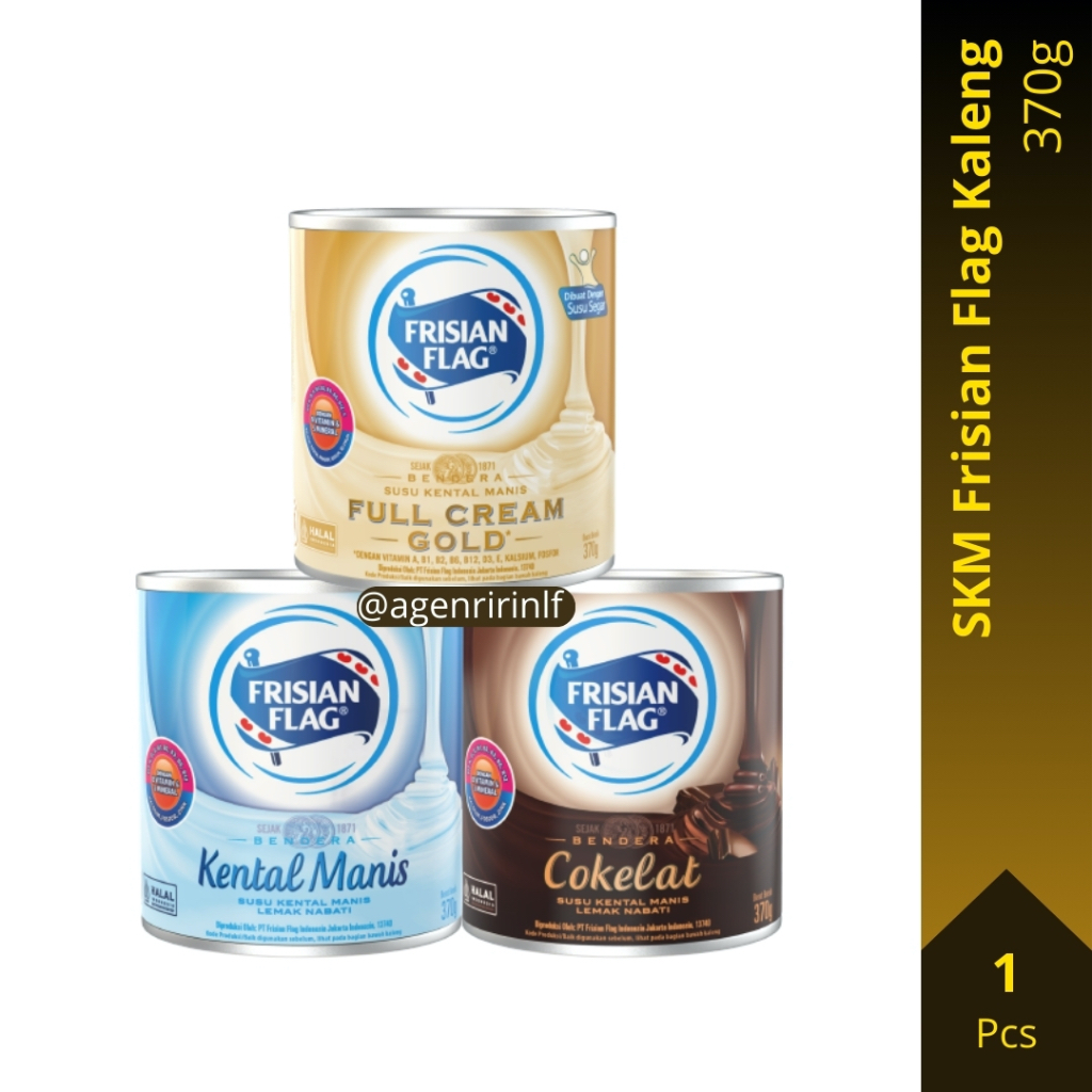 

Frisian Flag Bendera Susu Kental Manis Kaleng 370 gram