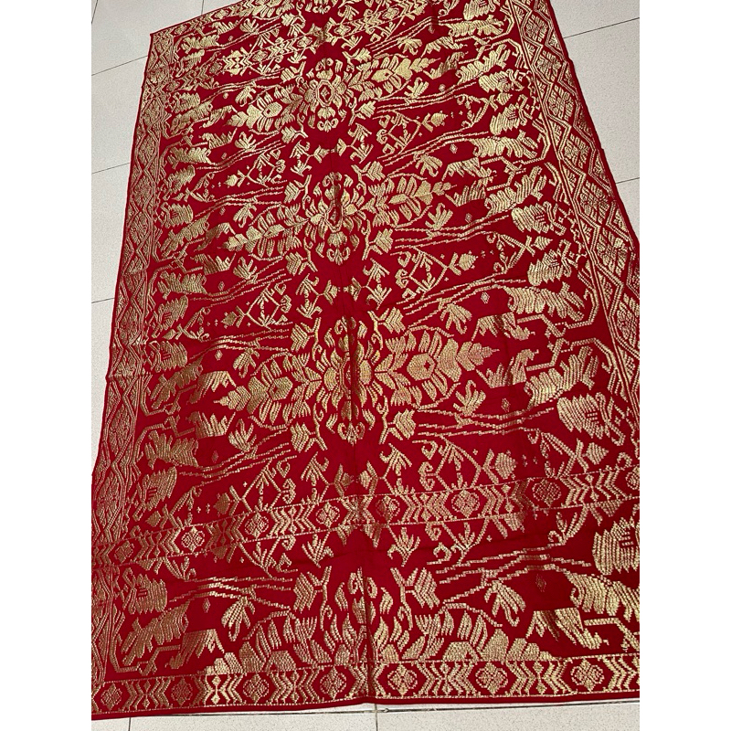 Kain Bali Kamen Songket Asli Tenun Bali Benang Banyumas Palembang Bali