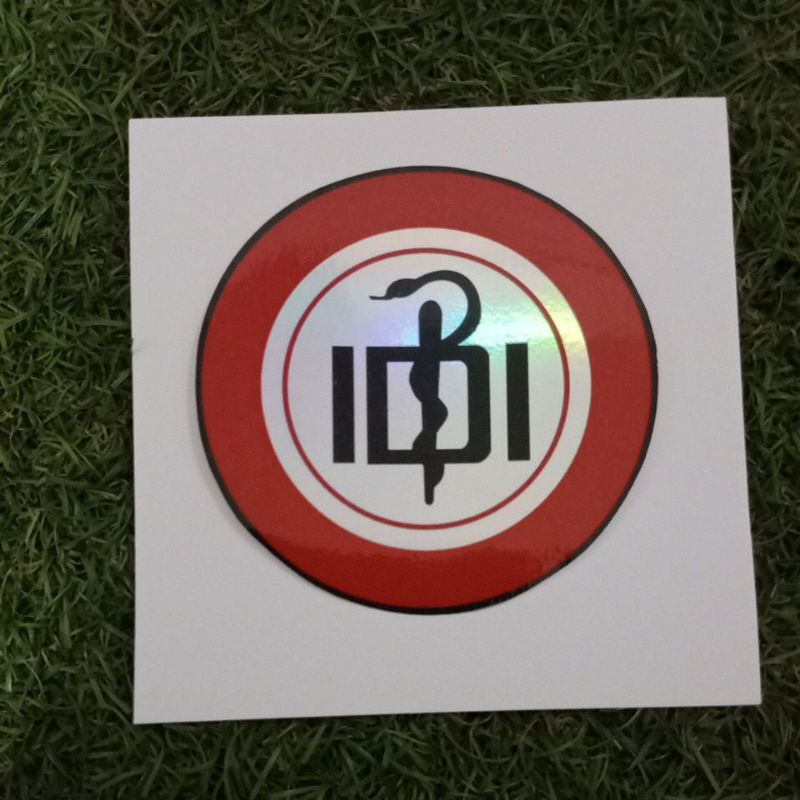 

STIKER IDI/ IKATAN DOKTER INDONESIA/STIKER HOLOGRAM GLOSSY/STIKER UNIK