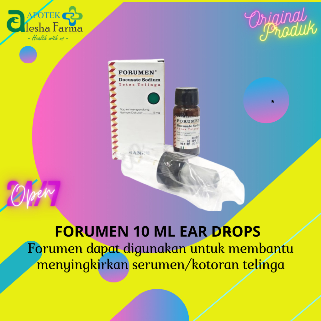 Forumen Ear Drop 10 ml | Forumen Tetes Telinga