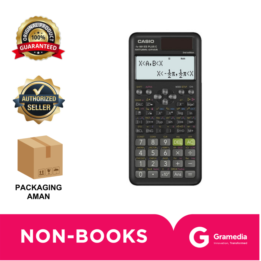 

Gramedia - CASIO CALCULATOR FX 991 ES PLUS - 2