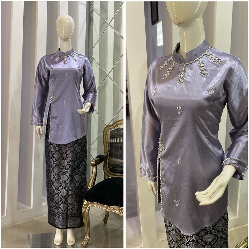 COD KEBAYA MALAYSIA, KEBAYA BELAH SAMPING, KEBAYA BAHAN POLOS, KEBAYA FULL PAYET, KEBAYA WISUDA, KEB