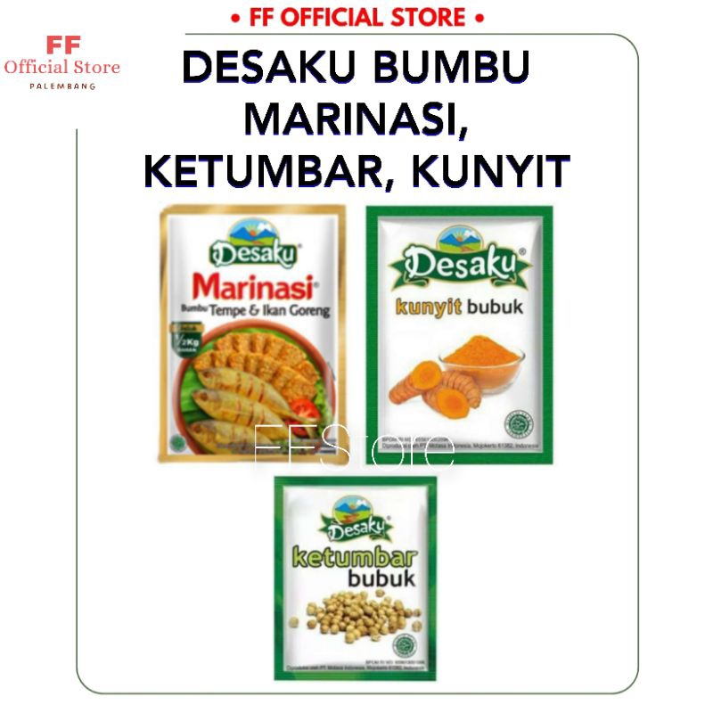 

DESAKU BUMBU Marinasi, Ketumbar & Kunyit Bubuk 1 Pcs