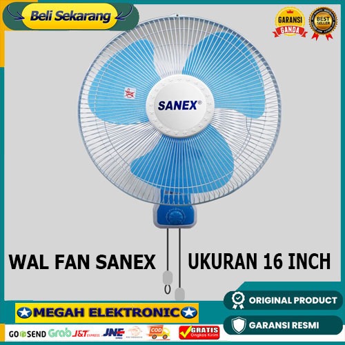 Kipas Angin Sanex Dinding / Walfan Sanex 16 Inch Kipas Angin Tembok ANGIN KENCANG PROMO SUPER MURAH