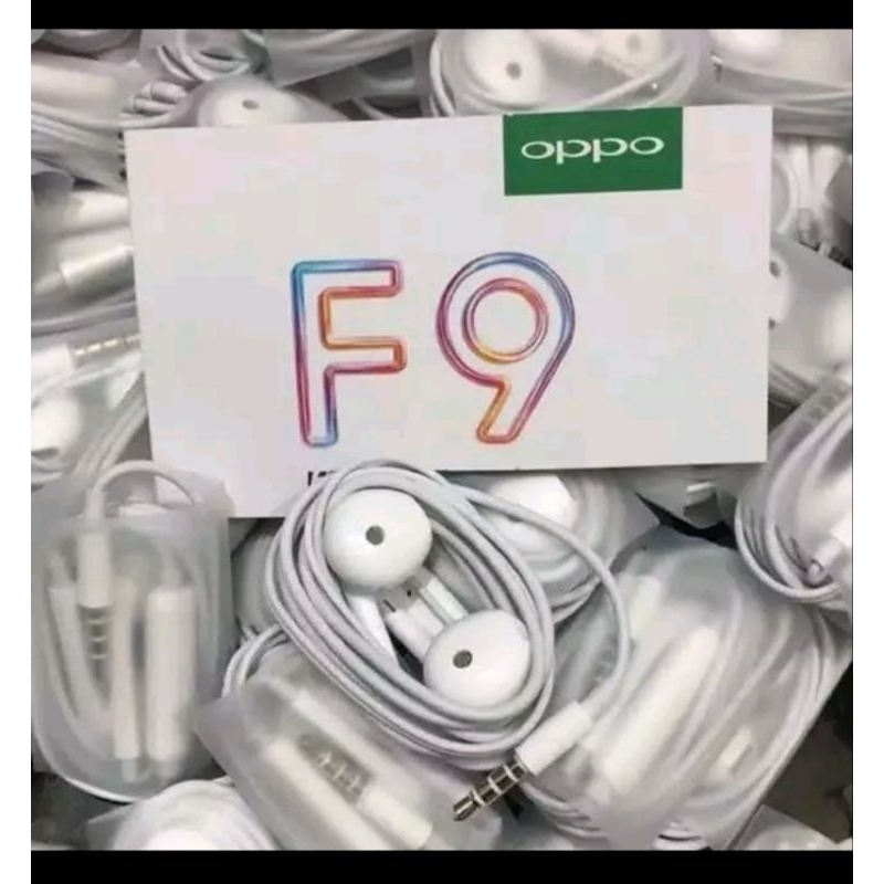 headset earphone oppo F9