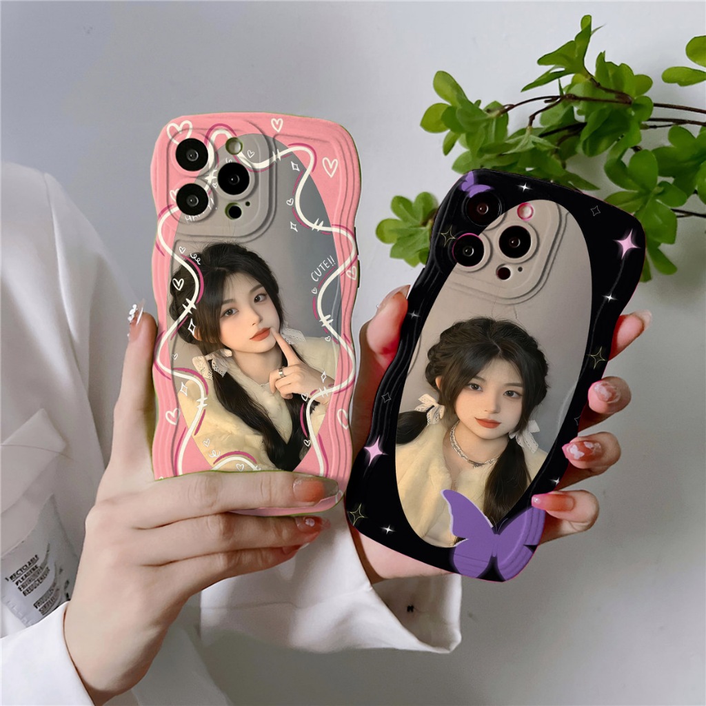 CASE GELOMBANG BISA REQUEST FOTO/GAMBAR UNTUK TIPE VIVO Y17S Y02 V25E V23E Y51 2020 Y91 Y95 Y93 Y35 