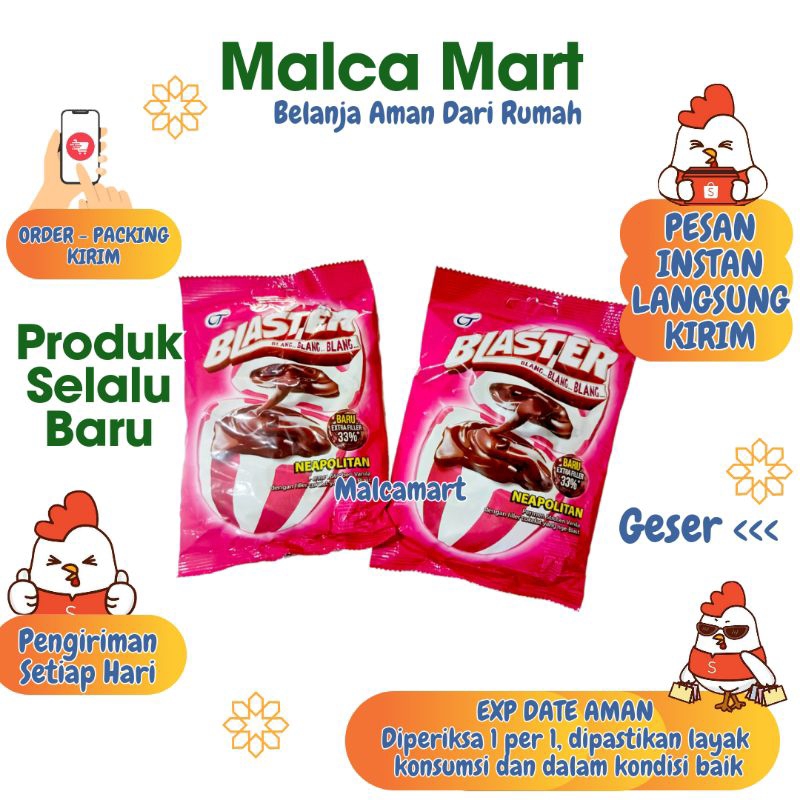 

Permen Blaster Neapolitan 125 gram