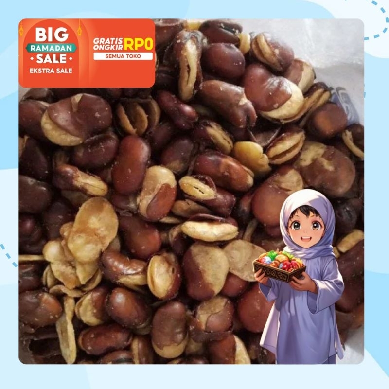 

Kacang Koro Kulit Asin Gurih / Koro Kulit Jumbo 250 Gram - DS Snack