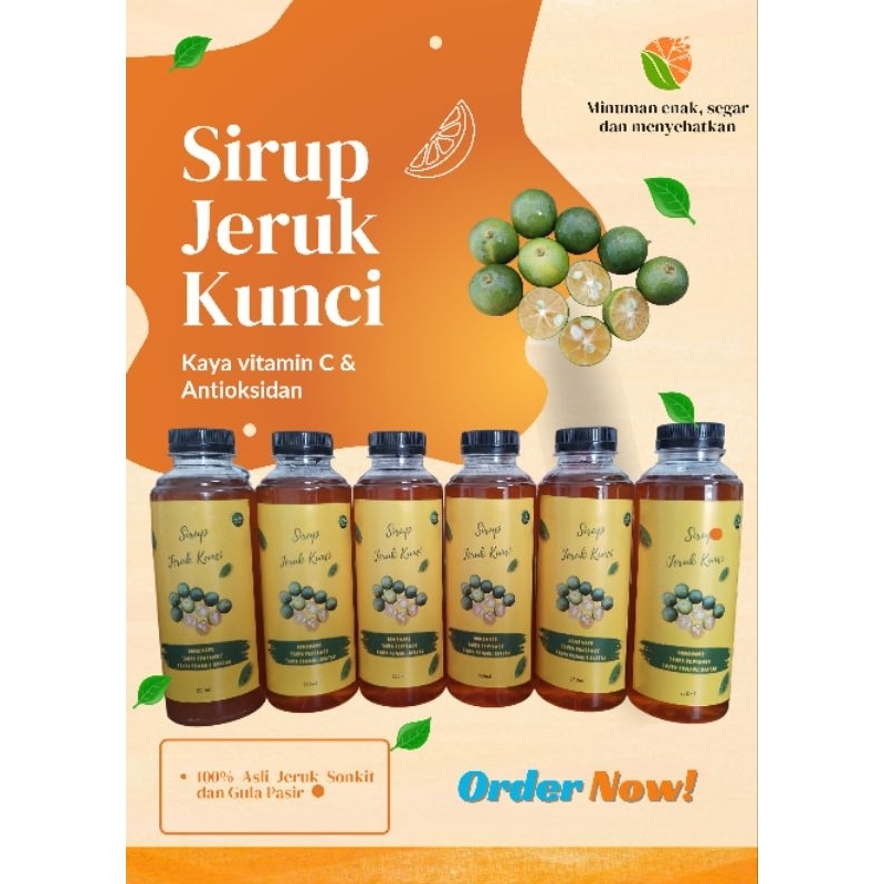 

Sirup Jeruk Kunci / Sirup Jeruk Kasturi / Lemon Cui / Sirup Sonkit