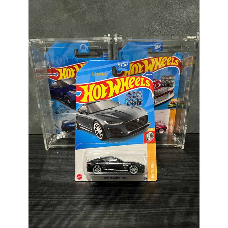 HotWheels 2020 JAGUAR F-TYPE Hitam Abu-Abu STH/THS/SUPER TREASURE HUNT FS/FACTORY SEALED BONUS PROTE