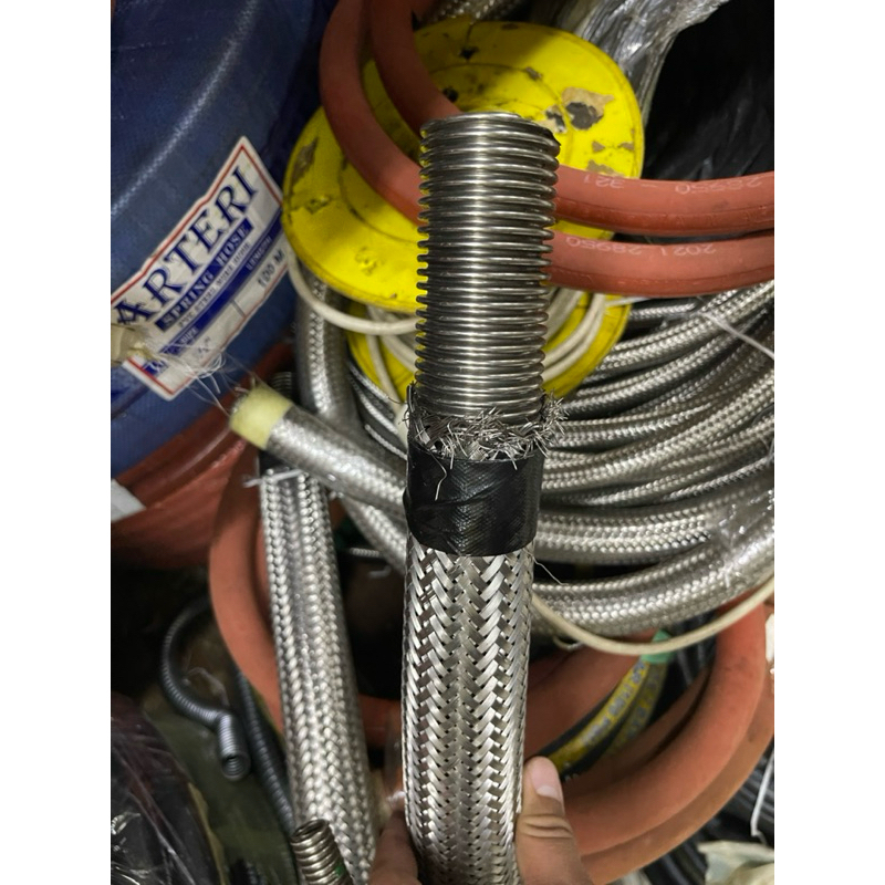Selang Flexible Stainless / Flexible Metal Hose uk 3/4"