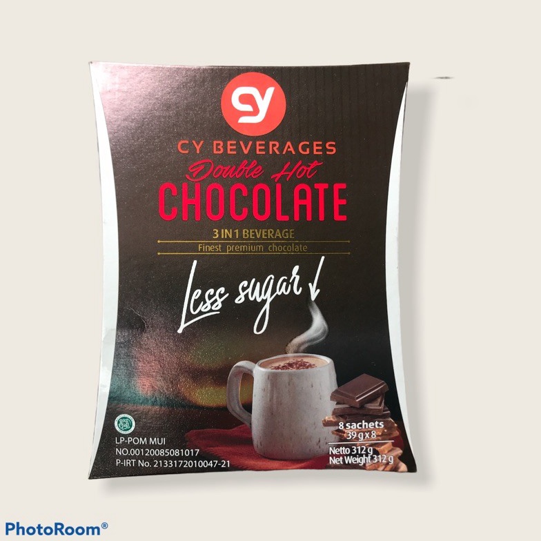 

Ready Cy Beverages Double Hot Chocolate Less Sugar 3 in 1 NPG