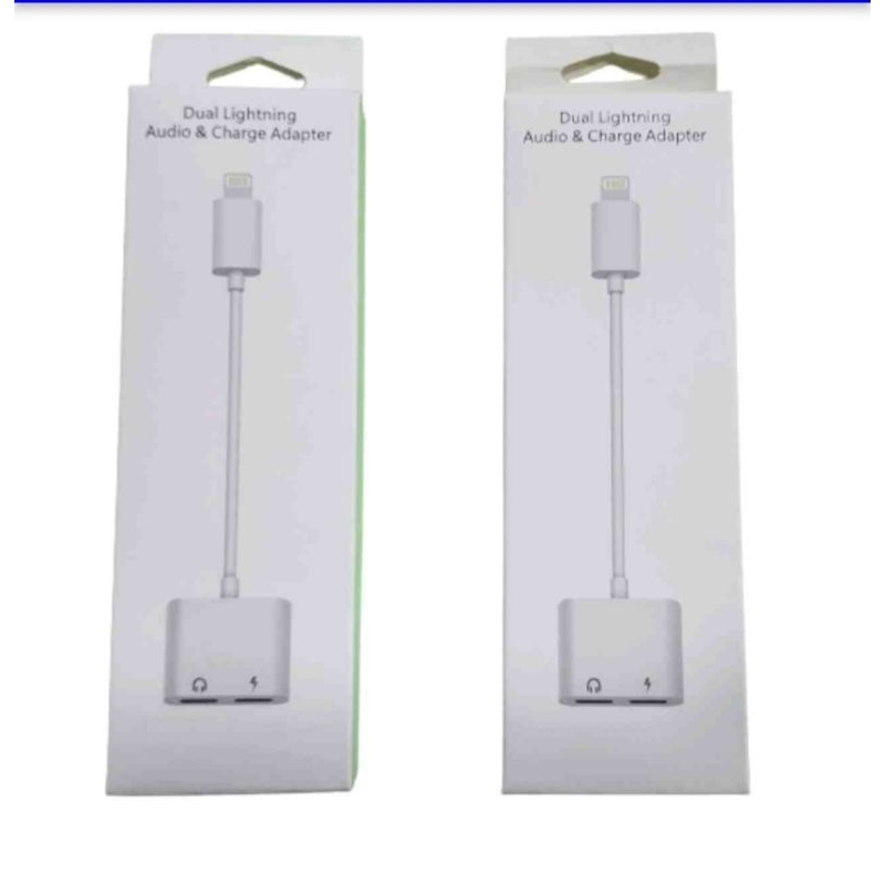 KABEL SPLITTER AUDIO 2IN1 IPHONE TO IPHONE J-008