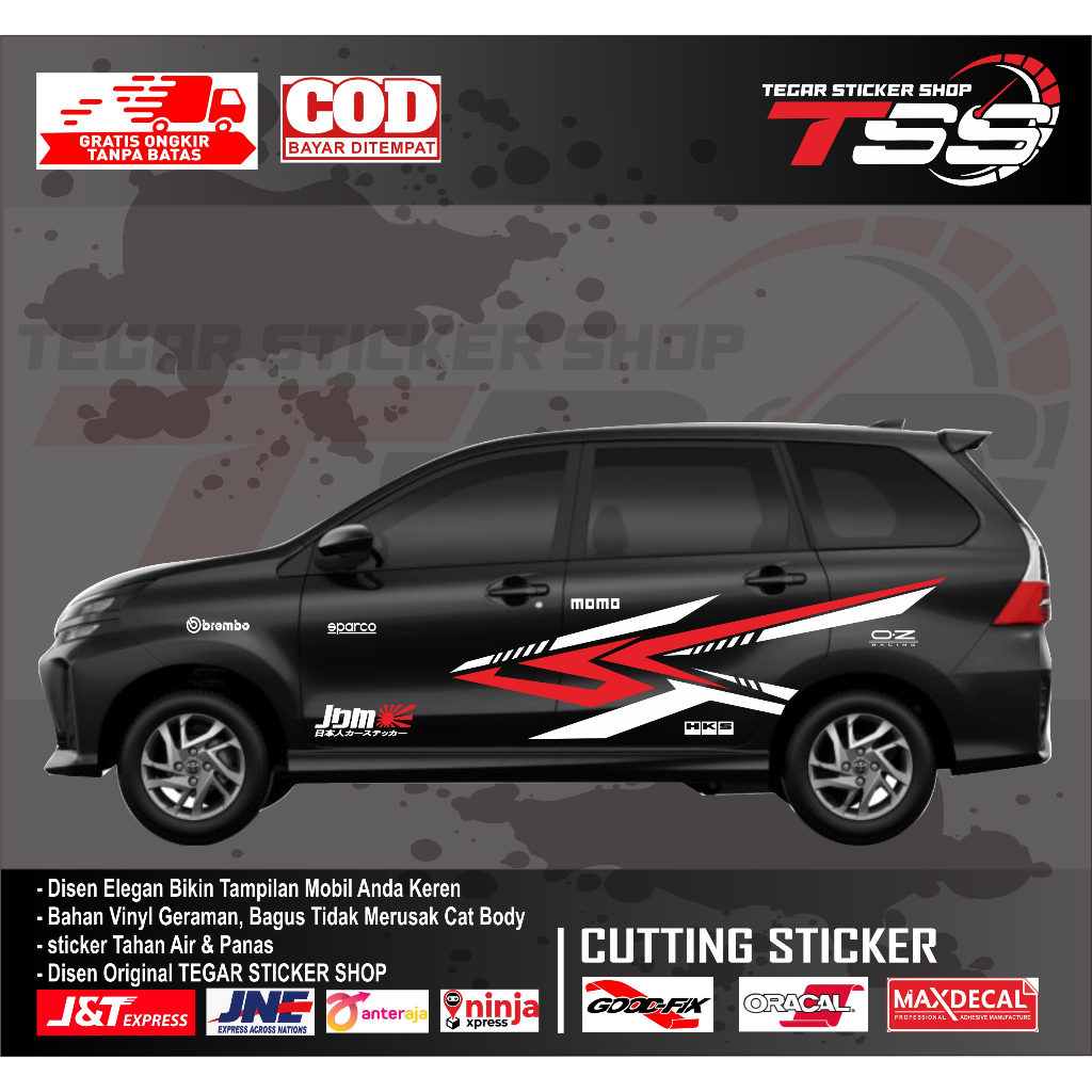 sticker mobil avanza sticker mobil toyota avanza sticker lis mobil toyota avanza  sticker mobil
