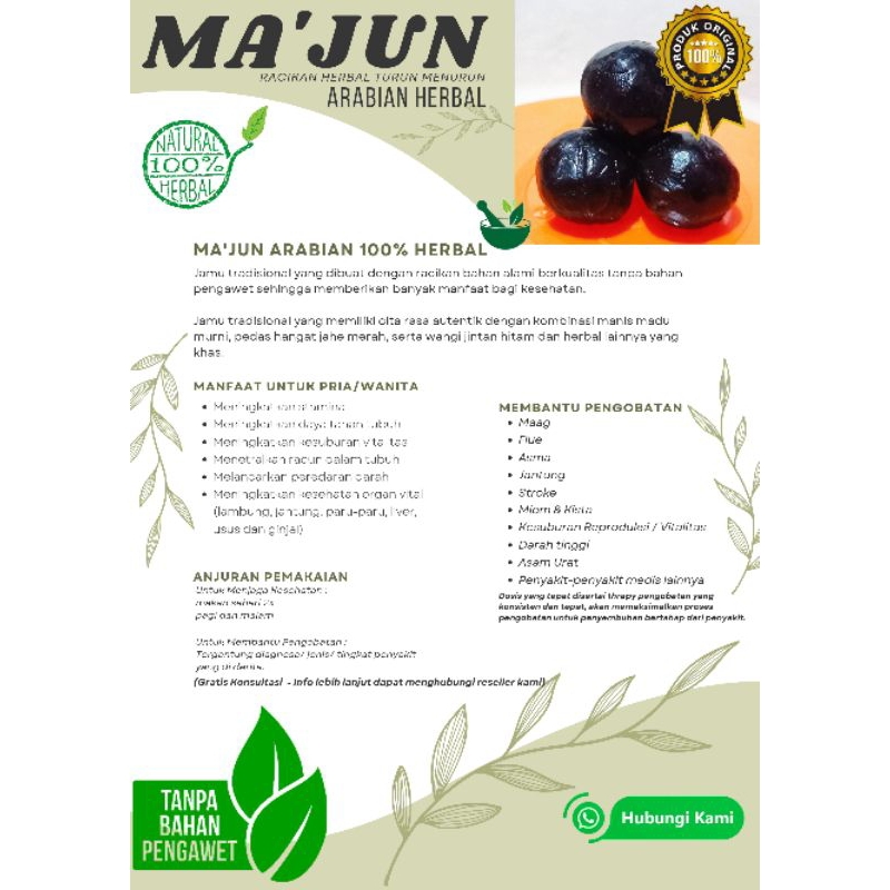 

Majum Majun Jamu Herbal Original