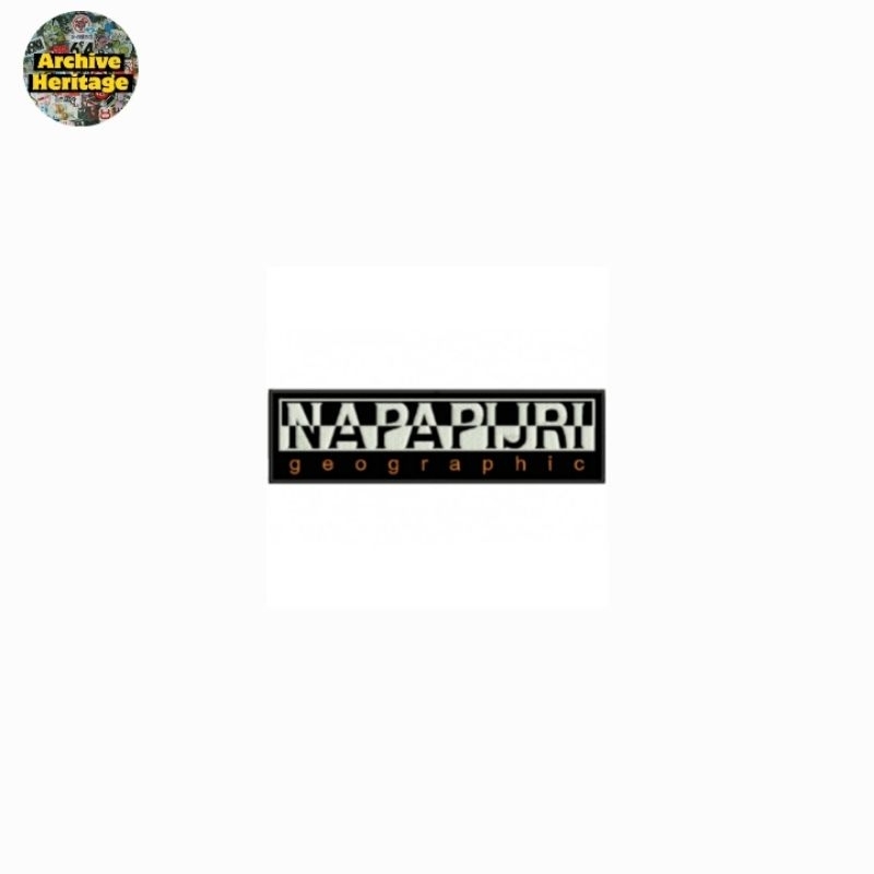 

sticker Napapijri geographic logo casual hooligans football stiker