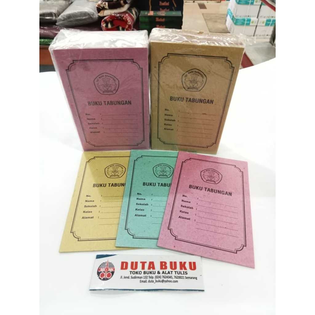 

Buku Tabungan Kecil Buku Tabungan Sekolah