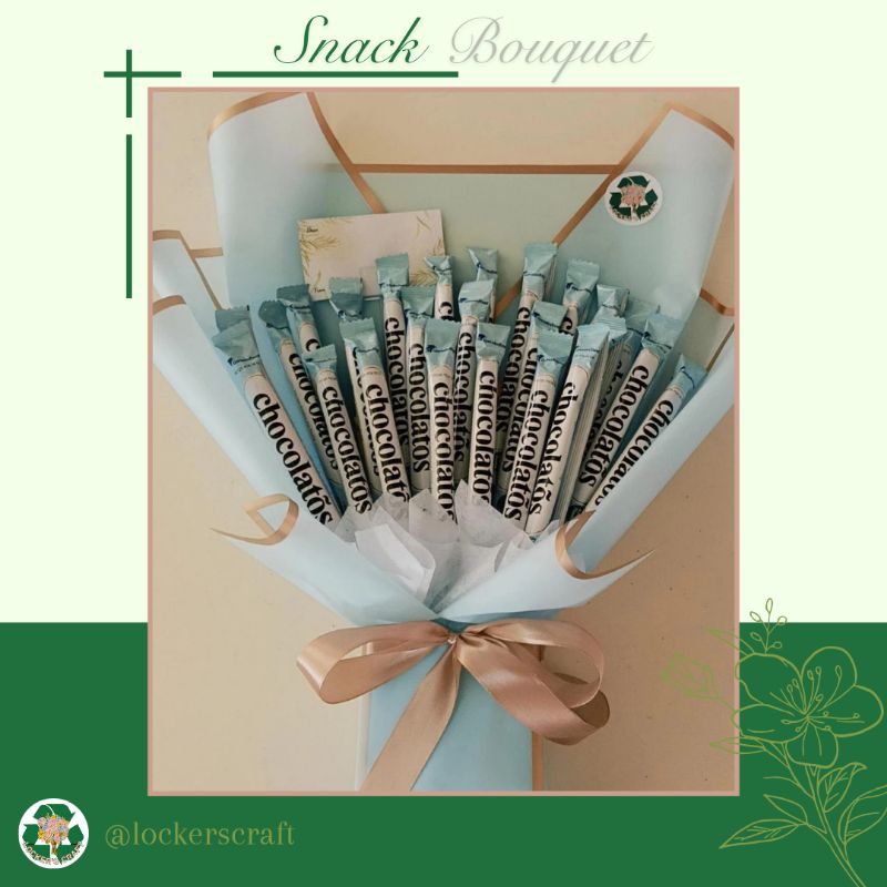 

SNACK BOUQUET CHOCOLATOS || by Lockerscraft