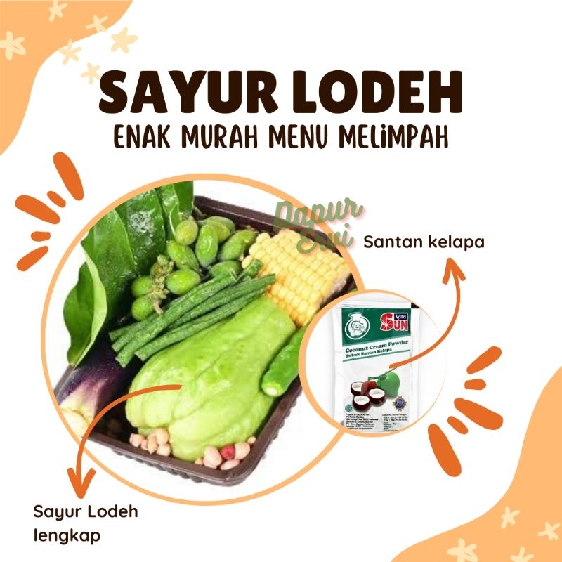 

PAKET SAYUR LODEH LENGKAP SIAP MASAK GRATIS SANTAN KARA