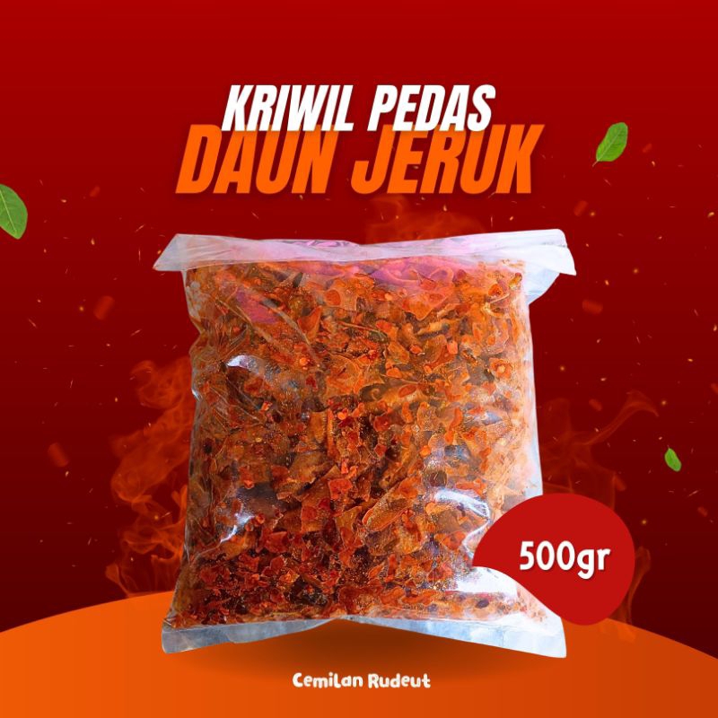 

CEMILAN RUDEUT Keripik Singkong Kriwil Pedas Daun Jeruk 500gr