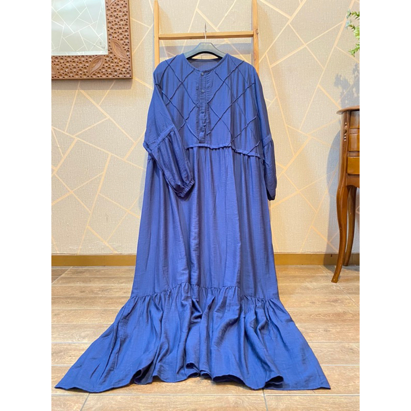 MIMA DRESS GAMIS POLO LINEN JUMBO PREMIUM