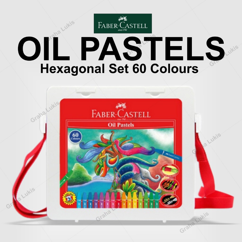 

Faber Castell 60 Oil Pastels Hexagonal