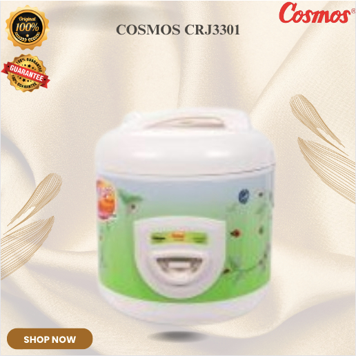 Cosmos Rice Cooker Non Stick CRJ3301 1.8L/ CRJ-3301/CRJ 3301/ Rice Cooker Cosmos/ Rice Cooker Kost