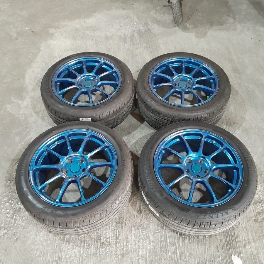 VELG MOBIL ZE40 R18X8 PCD 5X114 ET40 + BAN BRIDGESTONE 225 50 R18