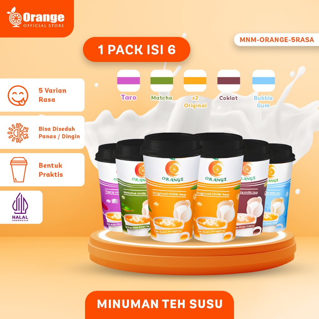 

Ghl-Minuman Powder Instan Dengan Berbagai Rasa Milk Tea Paket ISI 6 Pcs