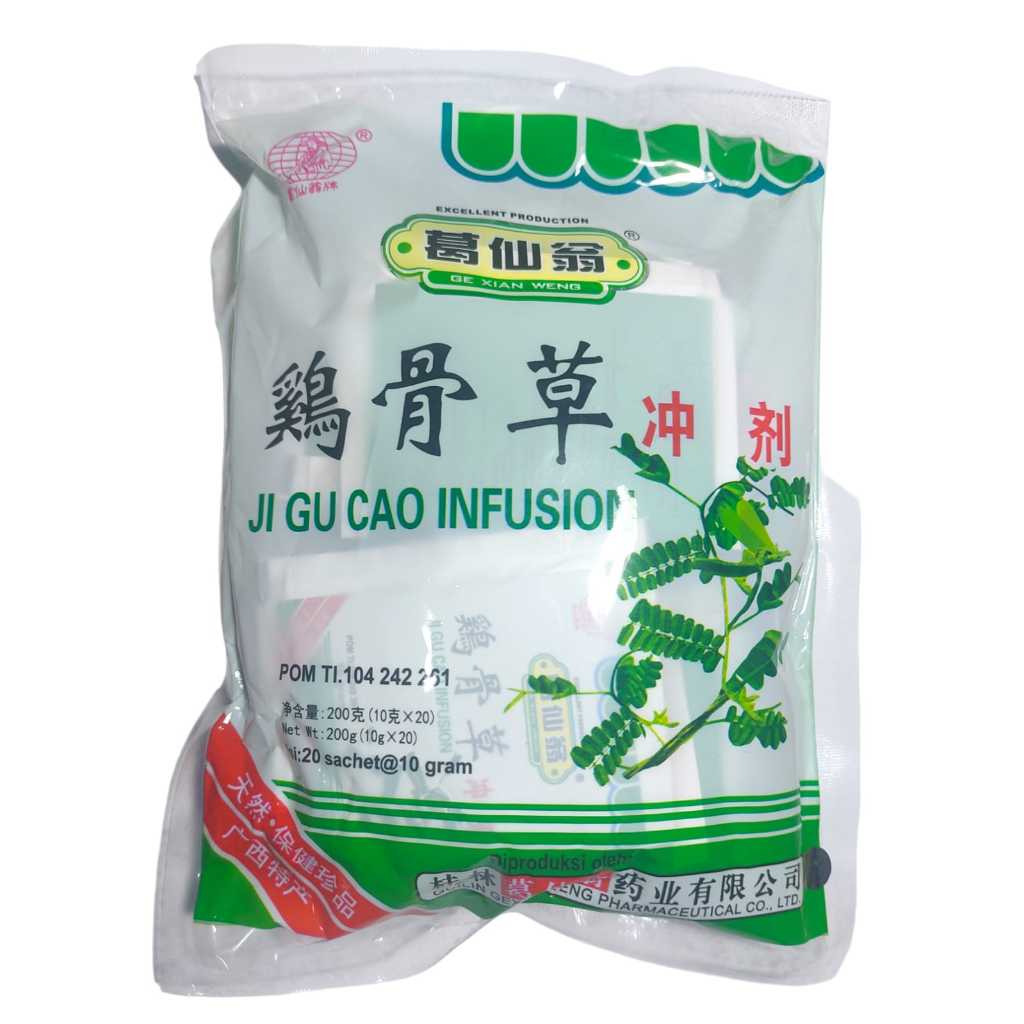 

Ji Gu Cao Infusion isi 20 Sachet - Ji Gu Chao Ge Xian Weng Teh Herbal - China Liang Teh Panas Dalam - JI GU CAO INFUSION