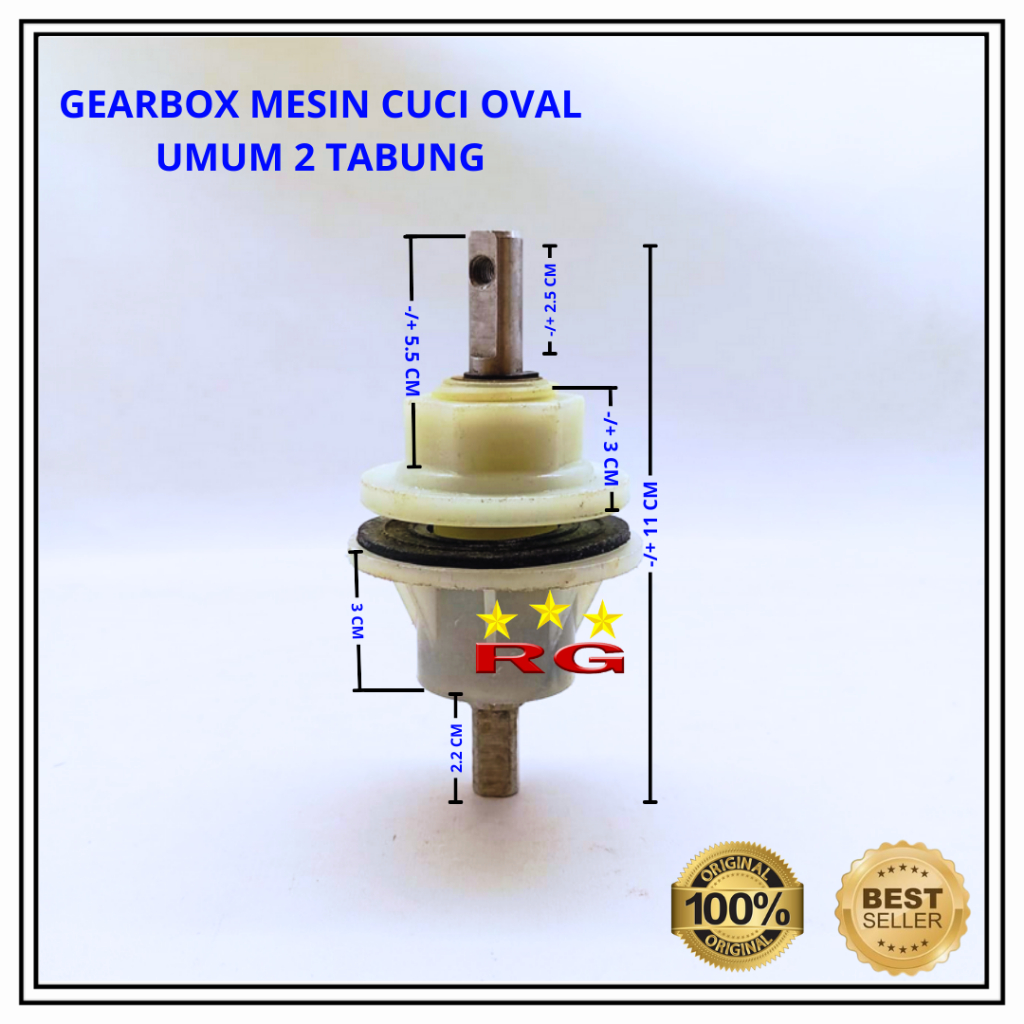 GEARBOX MESIN CUCI 2 TABUNG / GEARBOX OVAL MESIN CUCI UNIVERSAL