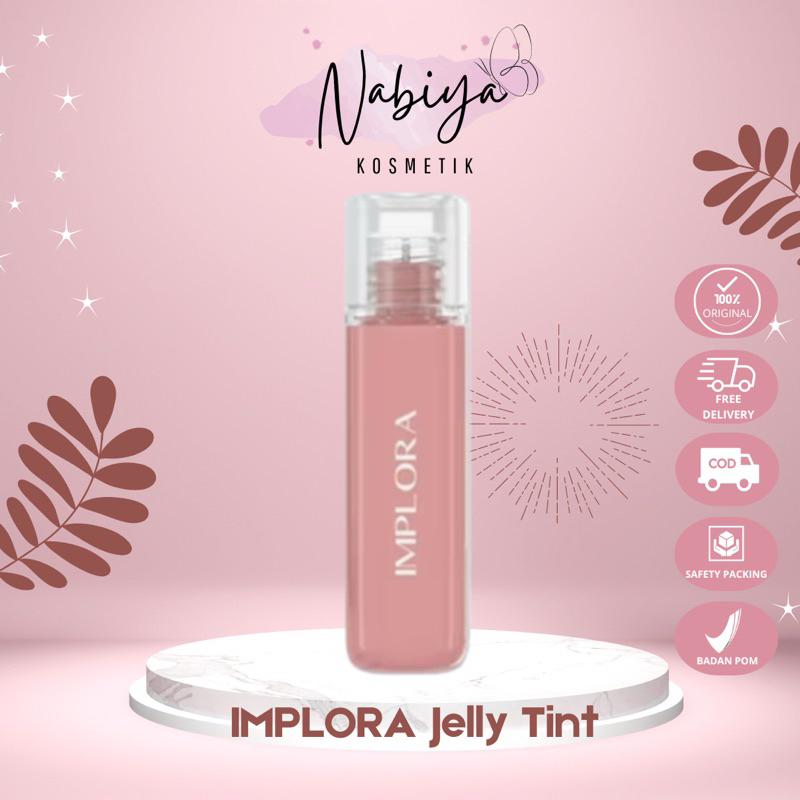 ⭐️NABIYAKOSMETIK⭐️IMPLORA Jelly Tint LipTint Glossy Original
