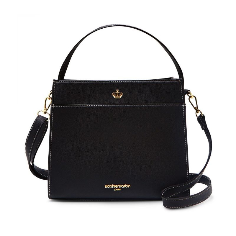 SOPHIE MARTIN Tas Selempang Wanita BAILLANA BOWLER BAG warna Hitam.