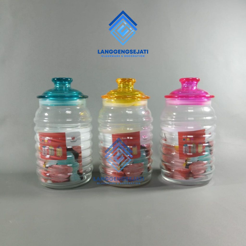 TOPLES KACA NURI DLX KEDAP UDARA / TOPLES KUE KERING NASTAR & PERMEN