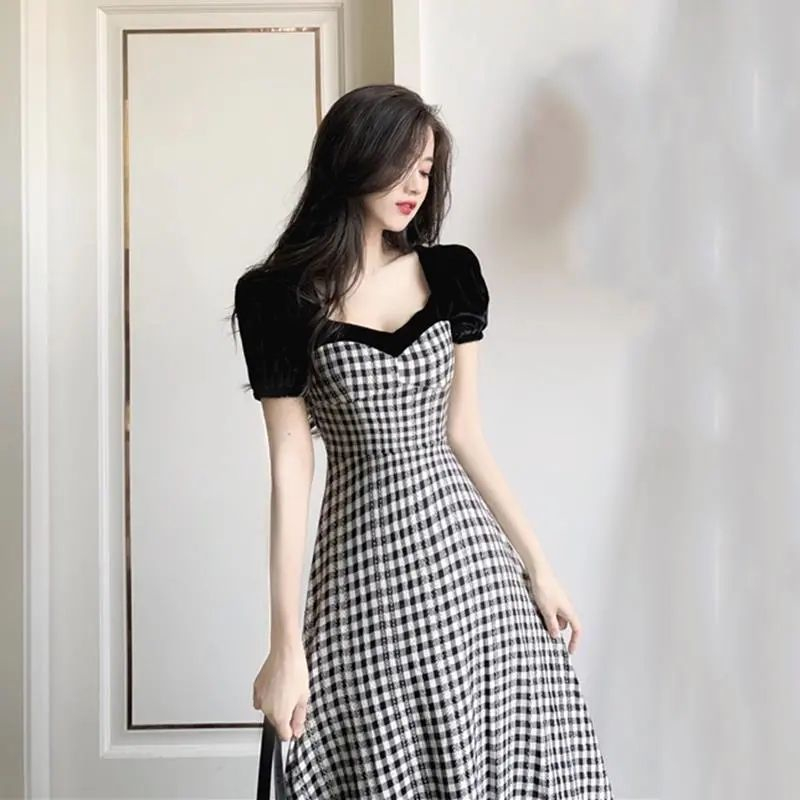 Women's French retro dress