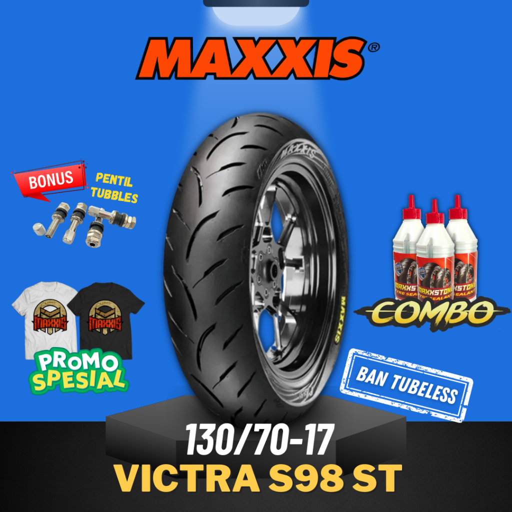 [READY COD] MAXXIS VICTRA RING 17 130 / 70 - 17 / BAN MAXXIS 130/70-17 / 130-70-17 BAN TUBELESS BAN 