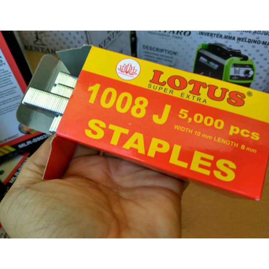 

Kirim Sekarang 18J Isi Staples Tembak Refill Staple Gun 1 x 8mm isi 5pcs berkualitas 79