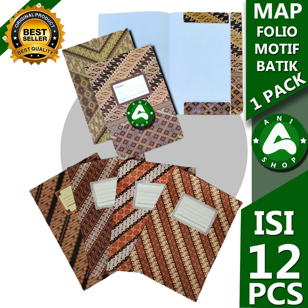 

MAP FOLIO MOTIF BATIK 1 PACK ISI 12 PCS ani shopp