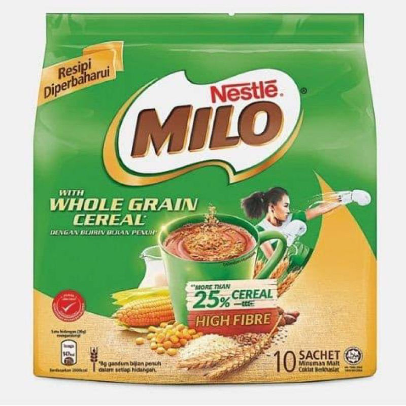 

Milo Whole Grain Cereal Malaysia sachet