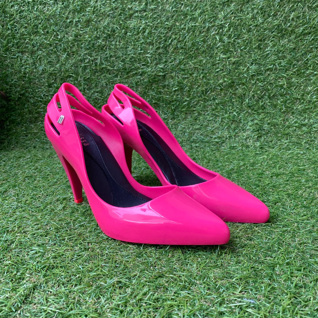 Sepatu Vivienne Westwood + Melissa Pink Classics Heels preloved