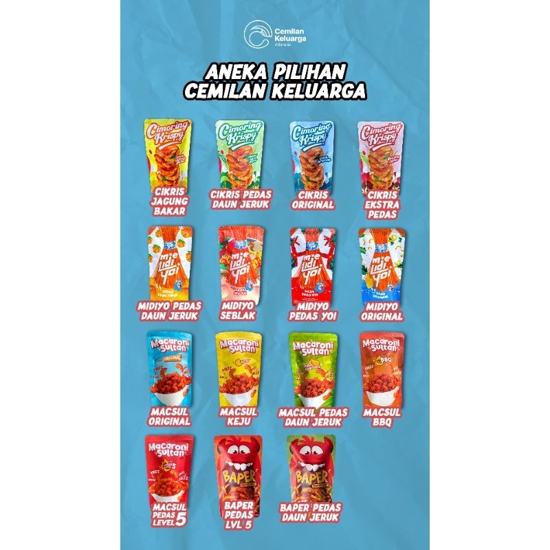 

anek cemilan viral buat teman mudik dan santai (1pcs)