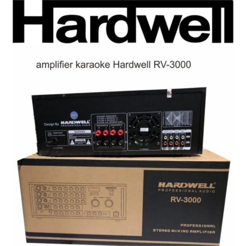 Amplifier Hardwell RV 3000 RV3000 Amplifier Hardwell Bluetooth/USB Original