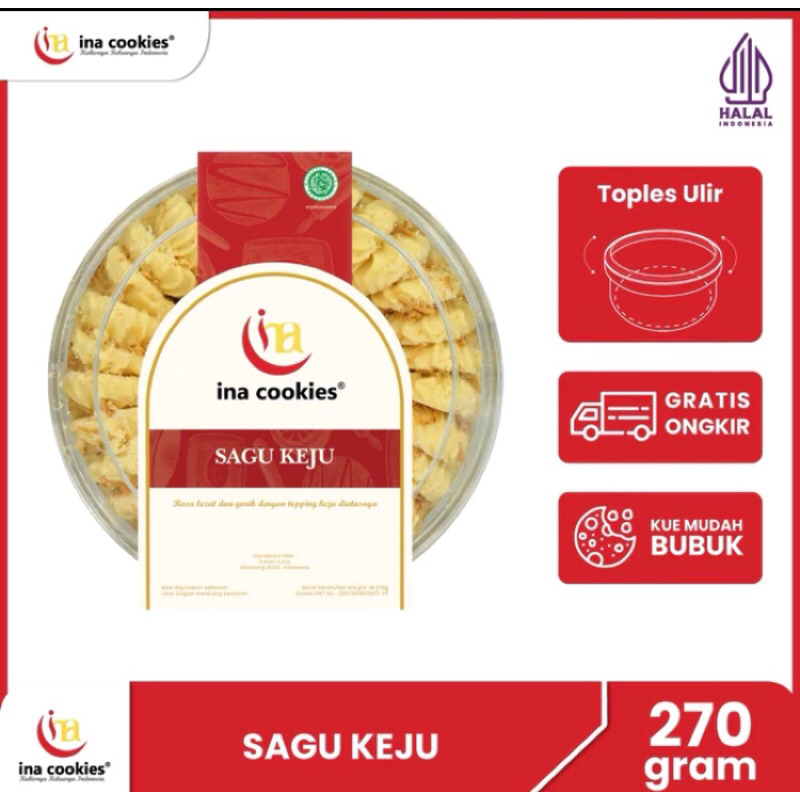 

Ina Cookies Sagu Keju