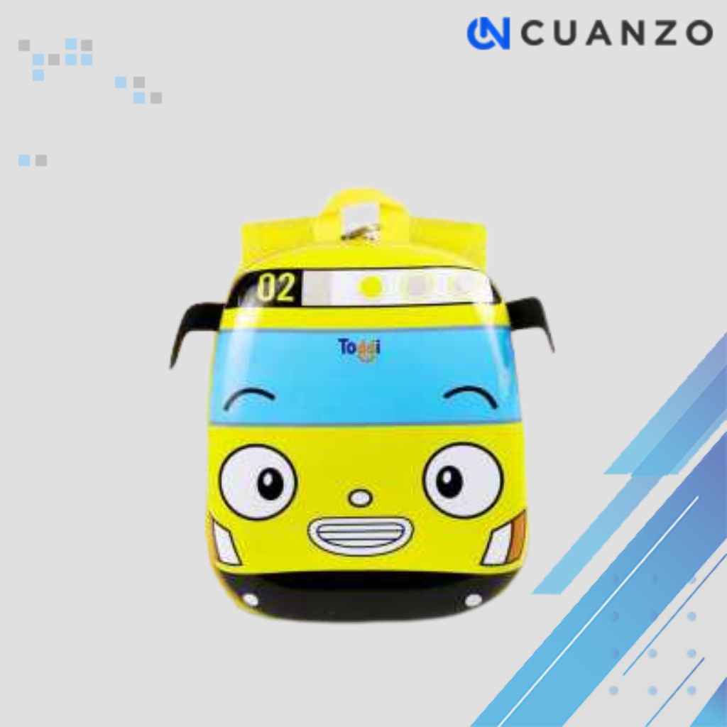 Toddi Tas Ransel Sekolah Anak Backpack Model Bus Tayo / Tas Ransel Sekolah Tayo Anak Tk Sd Paud Play