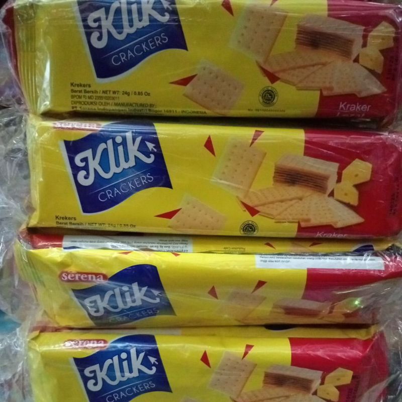 

SERENA KLIK CRACKERS renceng 1000an isi 10bks