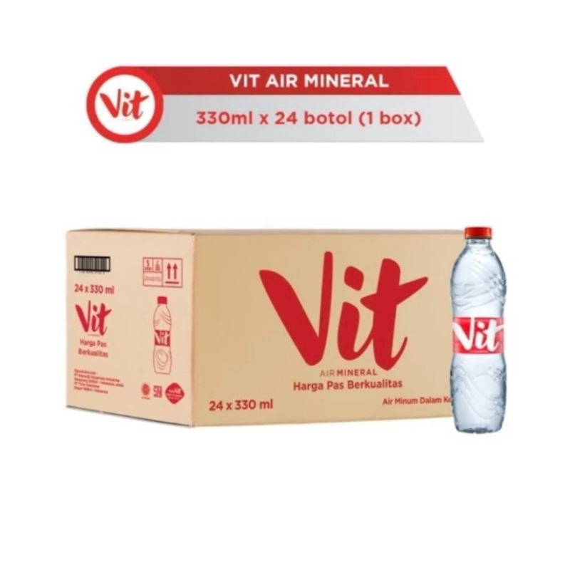 

VIT Air Mineral 330ml x 24 (1 Dus)