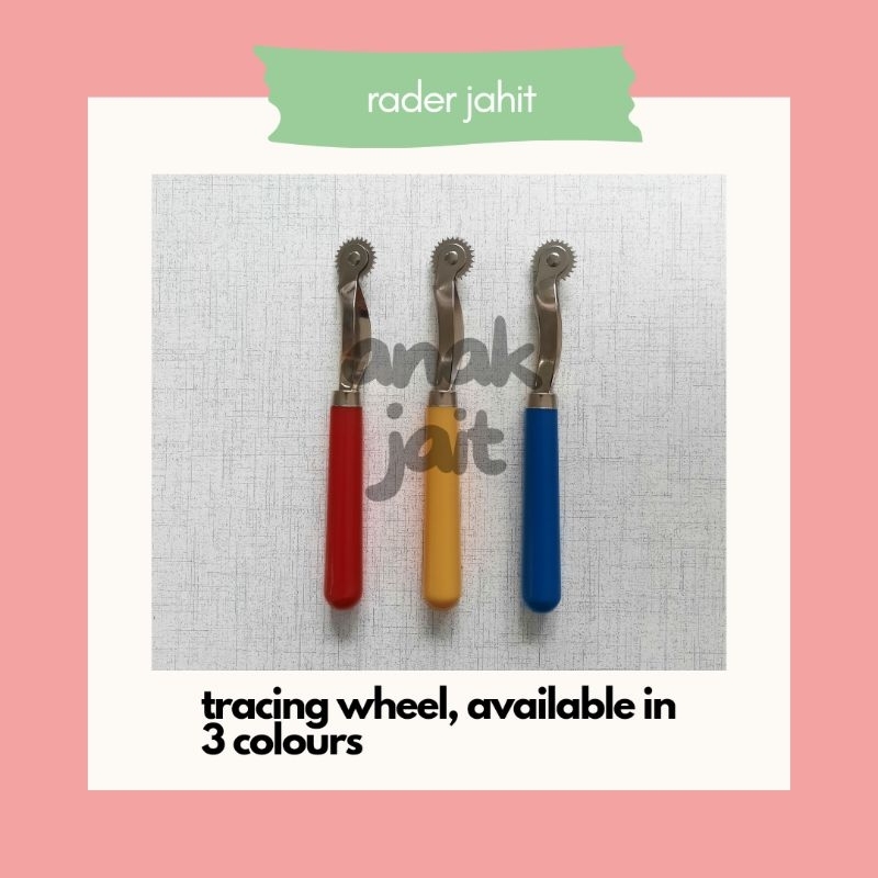 Rader Jahit / Tracing Wheel / Alat Pola Jahit / Rader / Alat Jahit