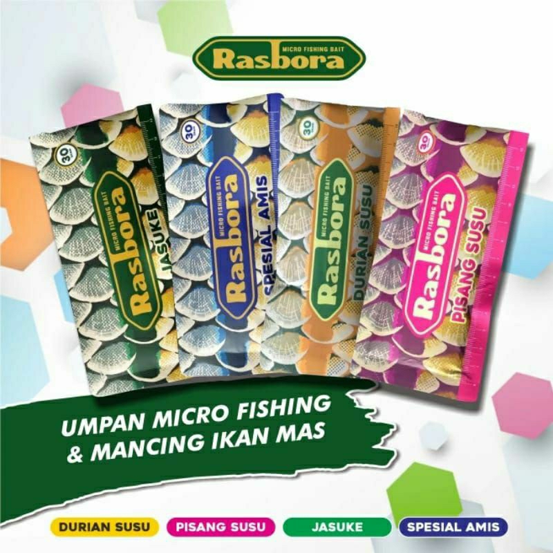Umpan Mancing Ikan Mas Wader Rasbora 30gr