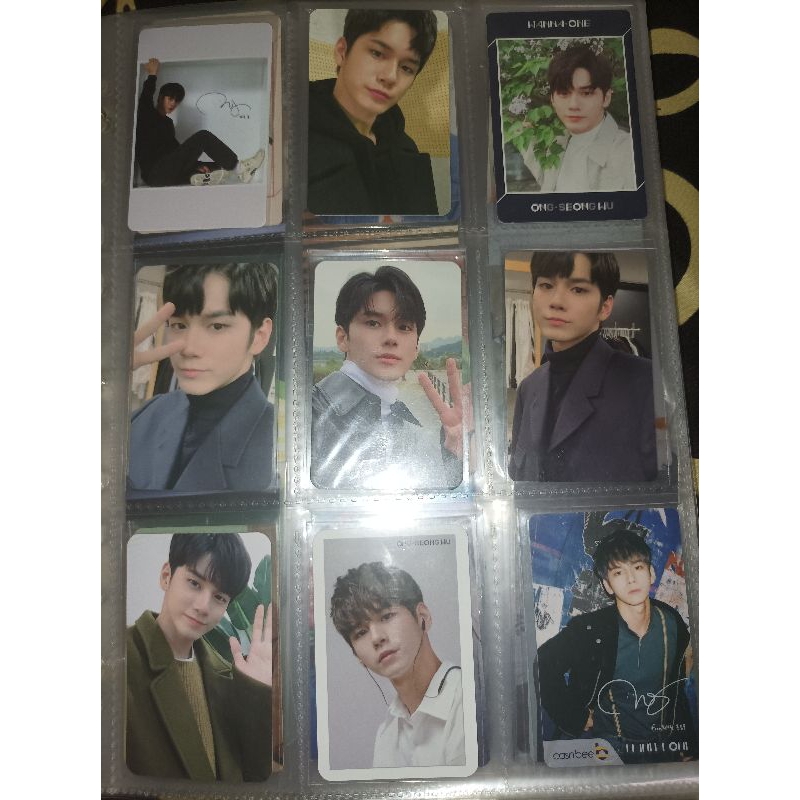 PC PHOTOCARD MERCH OFFICIAL WANNA ONE ONG SEONGWU