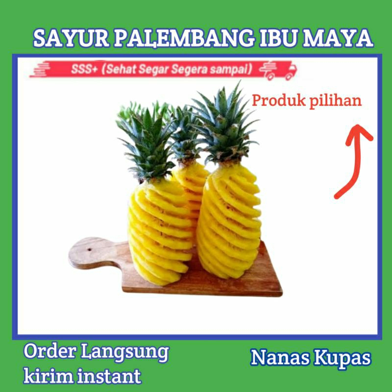 

Nanas Kupas Fresh - Sayur Sayuran Segar Palembang
